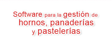 programa para panaderias y pastelerias